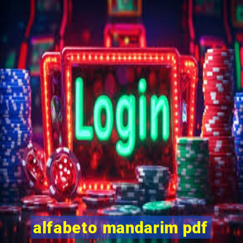 alfabeto mandarim pdf